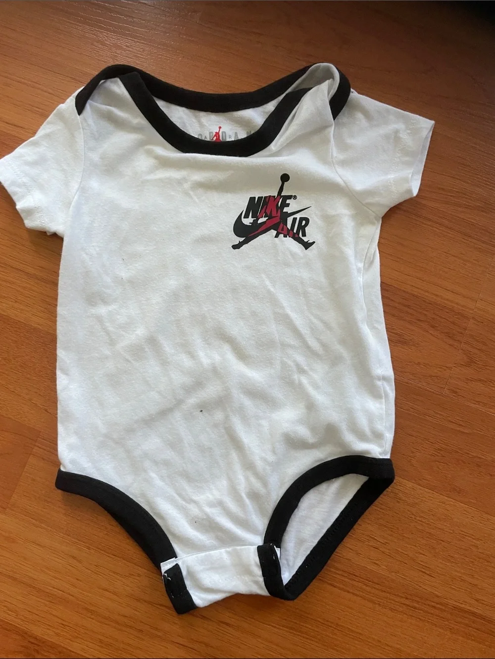Nike Black & White Baby Bodysuit Trio (Includes Polo-Style)